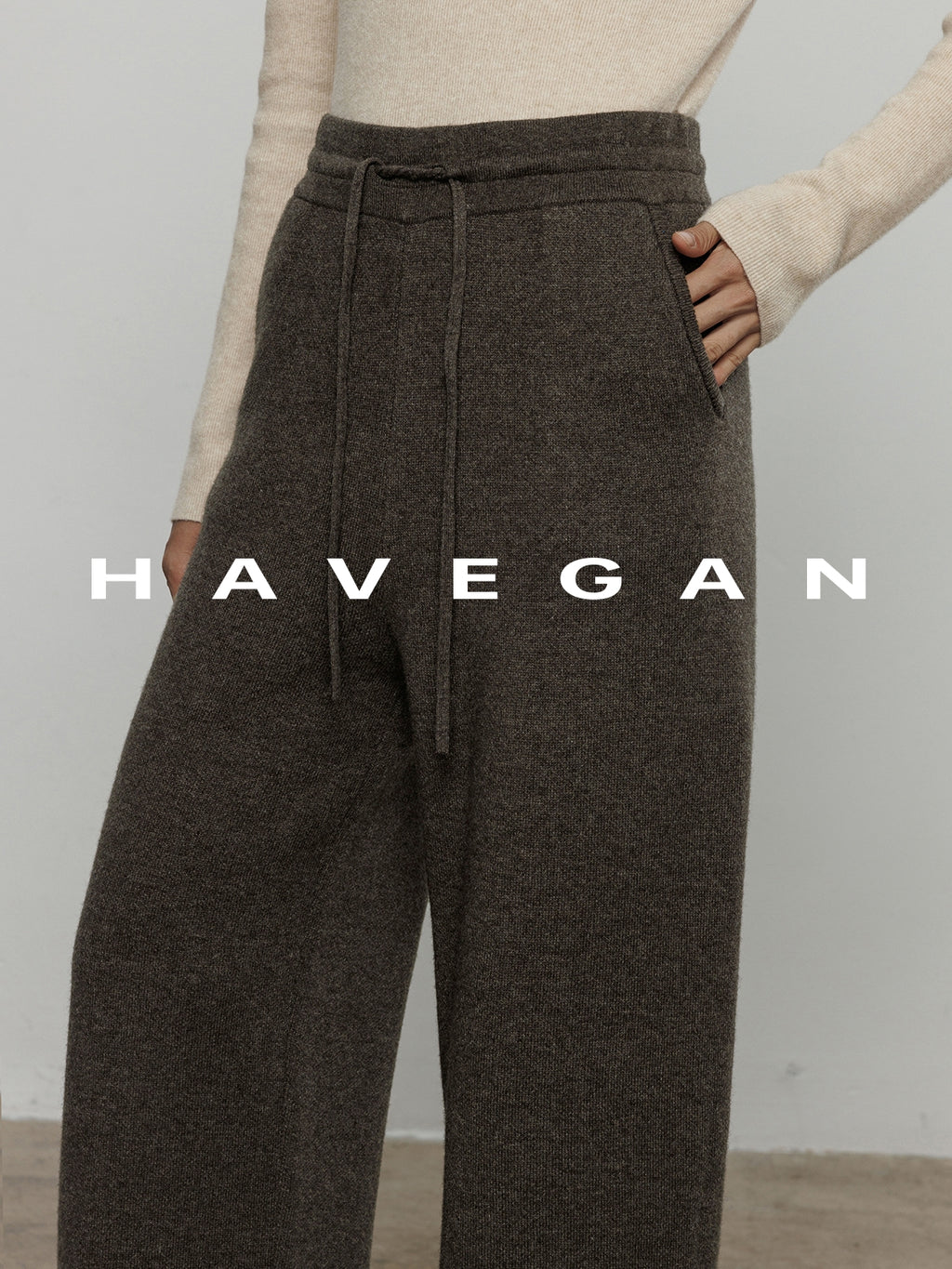 高腰磨毛運動褲_BDHL7964