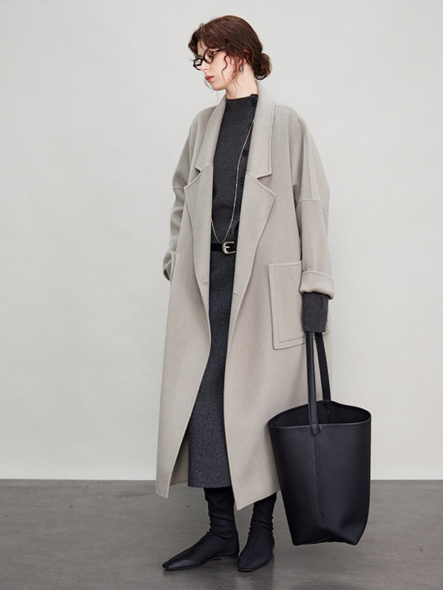 Large Pockets Lazy Long Coat_BDHL6704