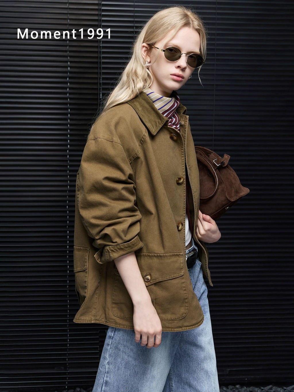 Lapel Multi Pocket Utility Jacket_BDHL8407