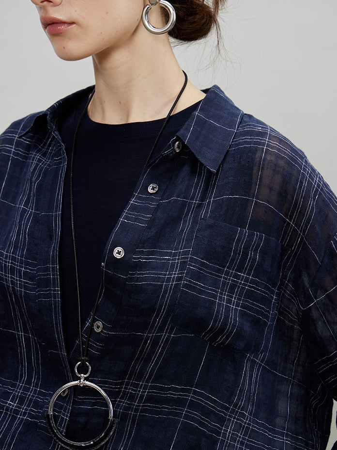 Loose-Fitting Shirt Or Long Straight Skirt_BDHL7193