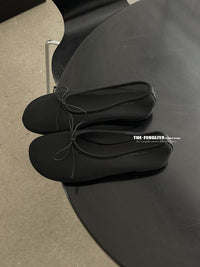 Ribbon Sheer Flat Shoes_BDHL7444
