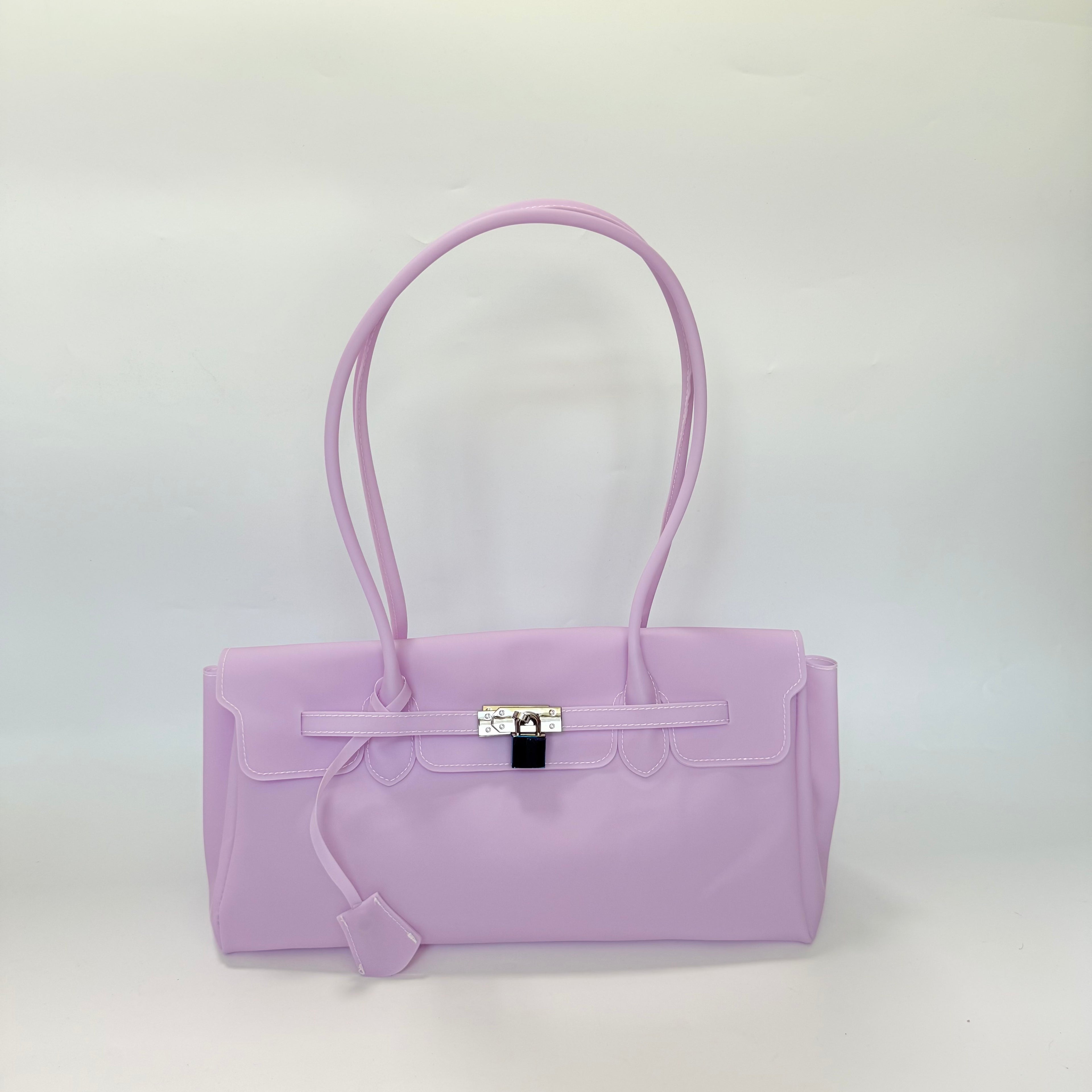 Jelly TPU East-West Padlock Bag_BDHL8305
