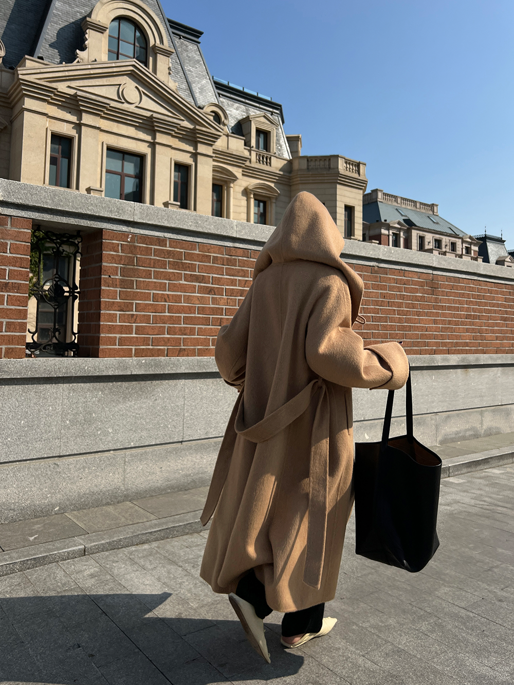 Hooded double-sided coat_BDHL5420