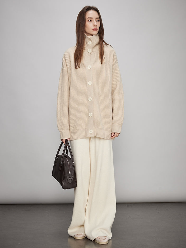 V-Neck Knit Tops Or Elasticated Waist Pants_BDHL7990