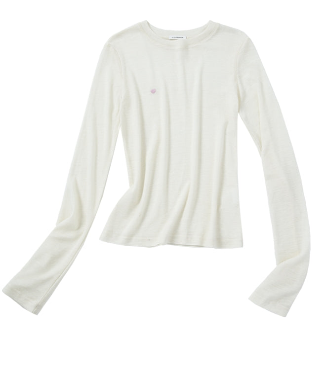 Slim-Fit Embroidered Knit T-Shirt_BDHL7847