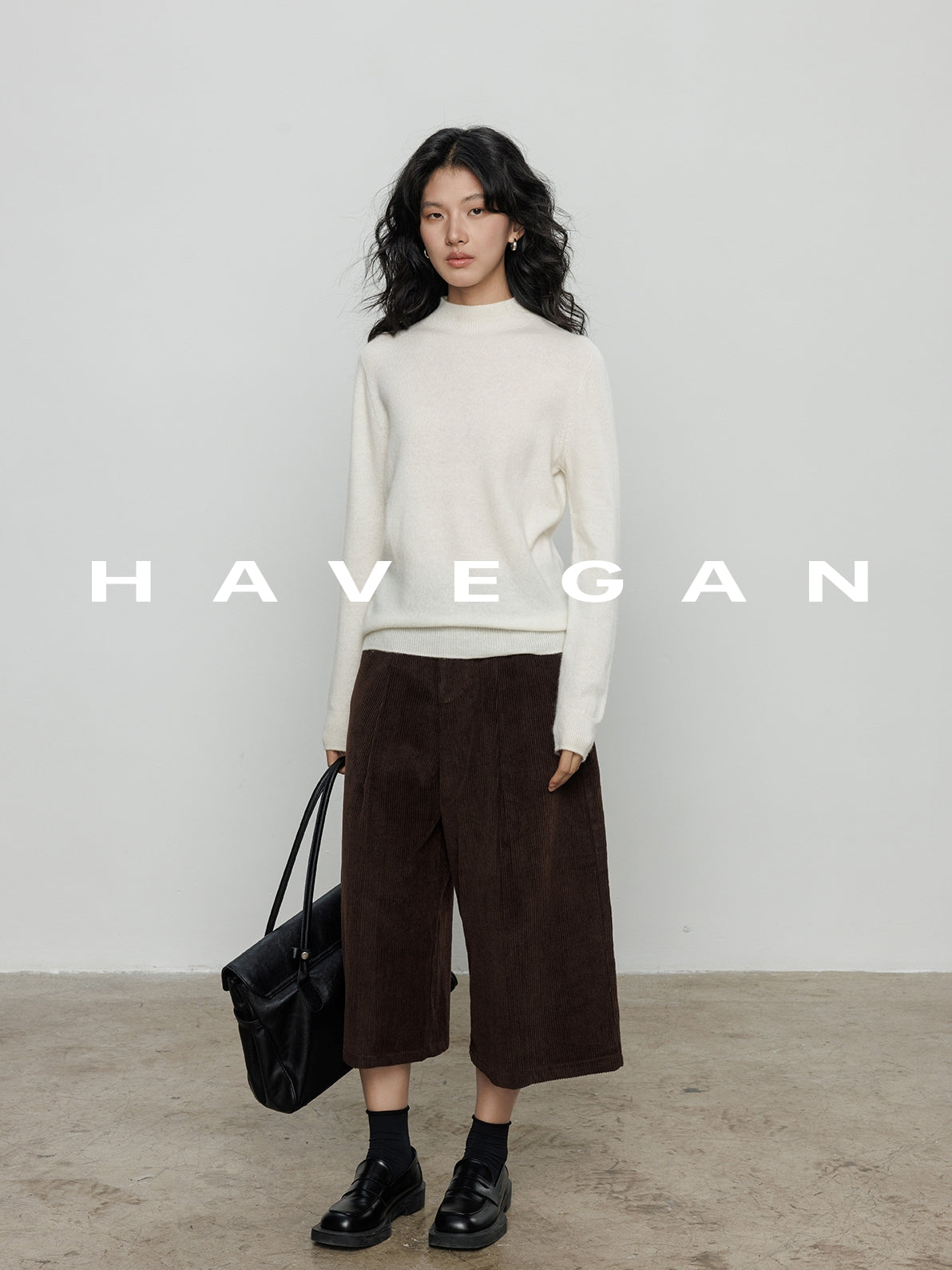 半高領針織上衣_BDHL7885