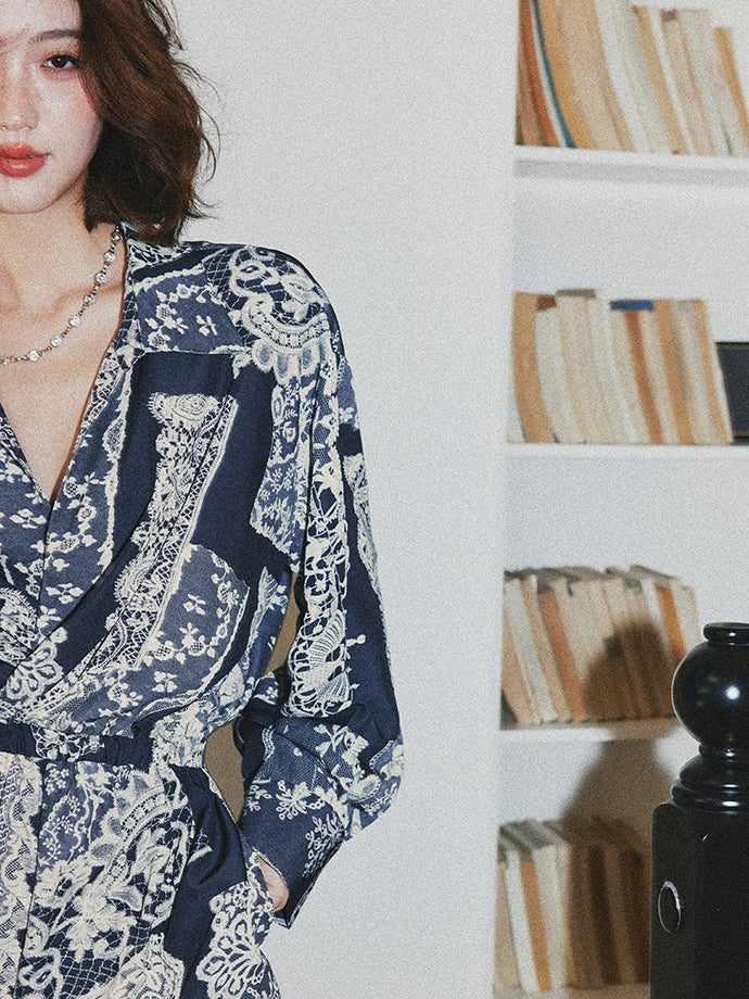 Loose-Fitting Shirt Jumpsuit Shorts_BDHL7538