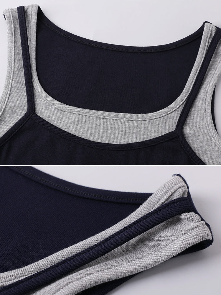Faux Two-Piece Tops_BDHL7235