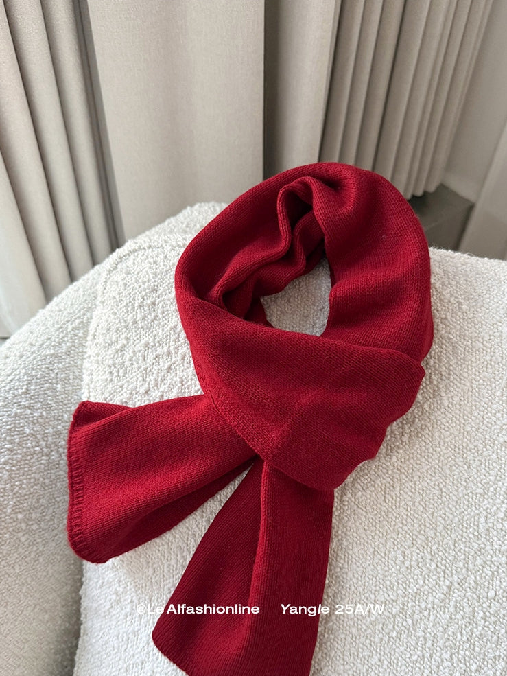 Knitted Short Scarf Or Gloves_BDHL8049