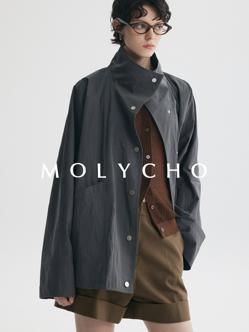 Medium-Length Stand-Collar Jacket_BDHL7724