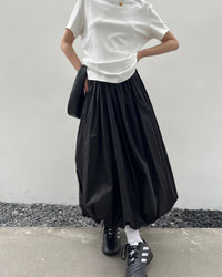 Gathered Balloon Skirt_BDHL4764