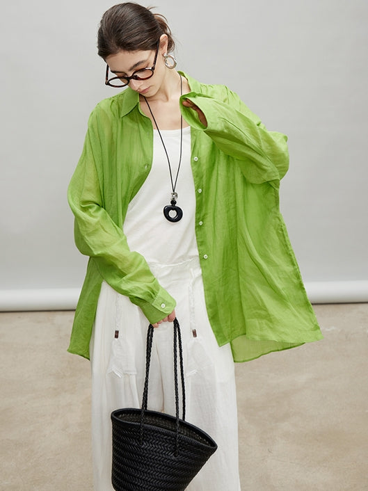 Slightly Transparent Wide Shirt_BDHL7199