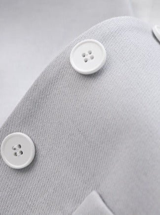 Thin Sleeveless Button Vest_BDHL6021