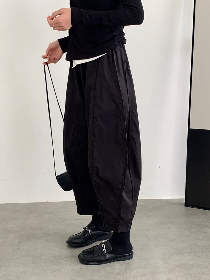 Loose Balloon Cropped Pants_BDHL8154