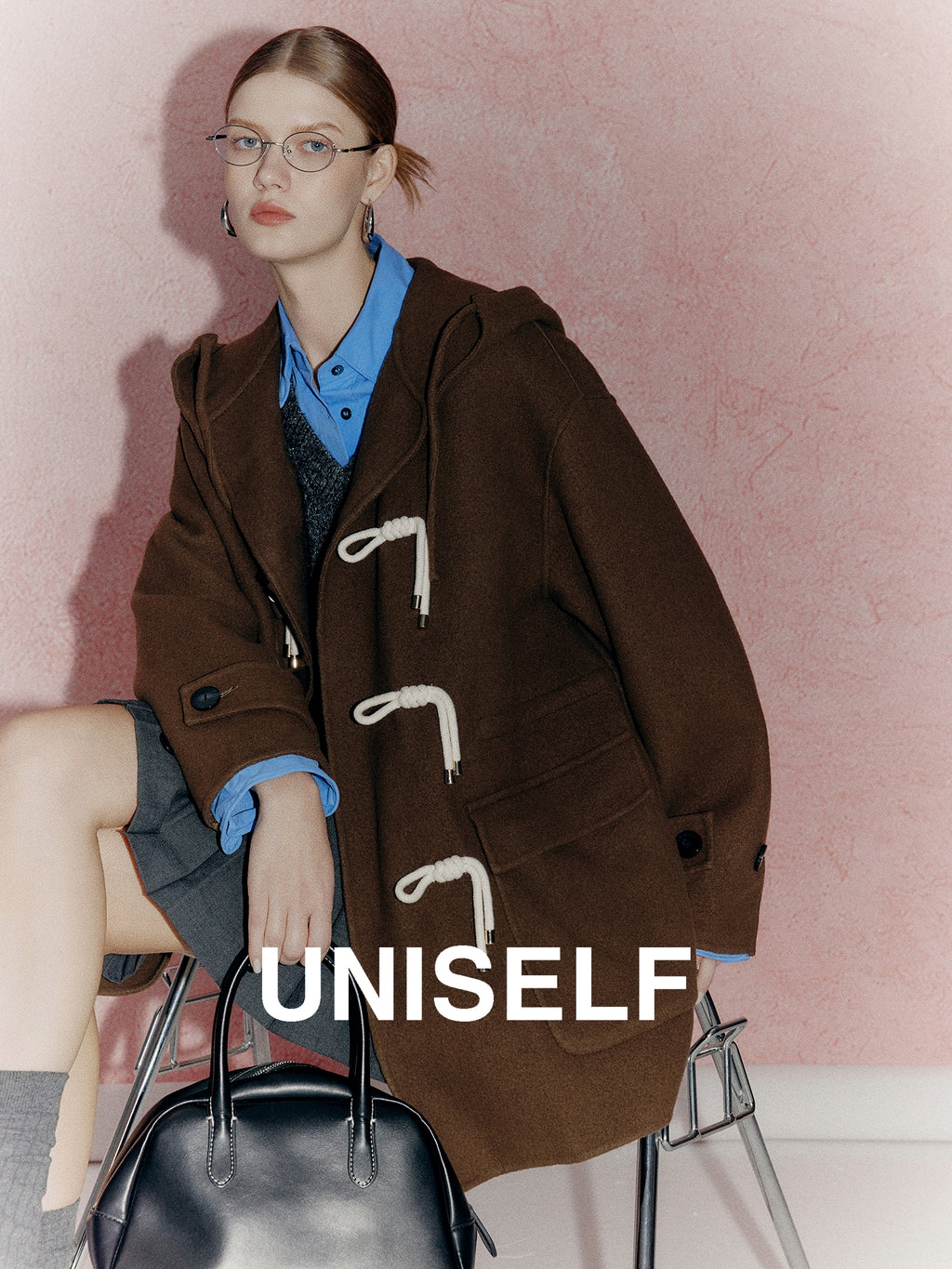 Simple Design Duffle Coat_BDHL7973