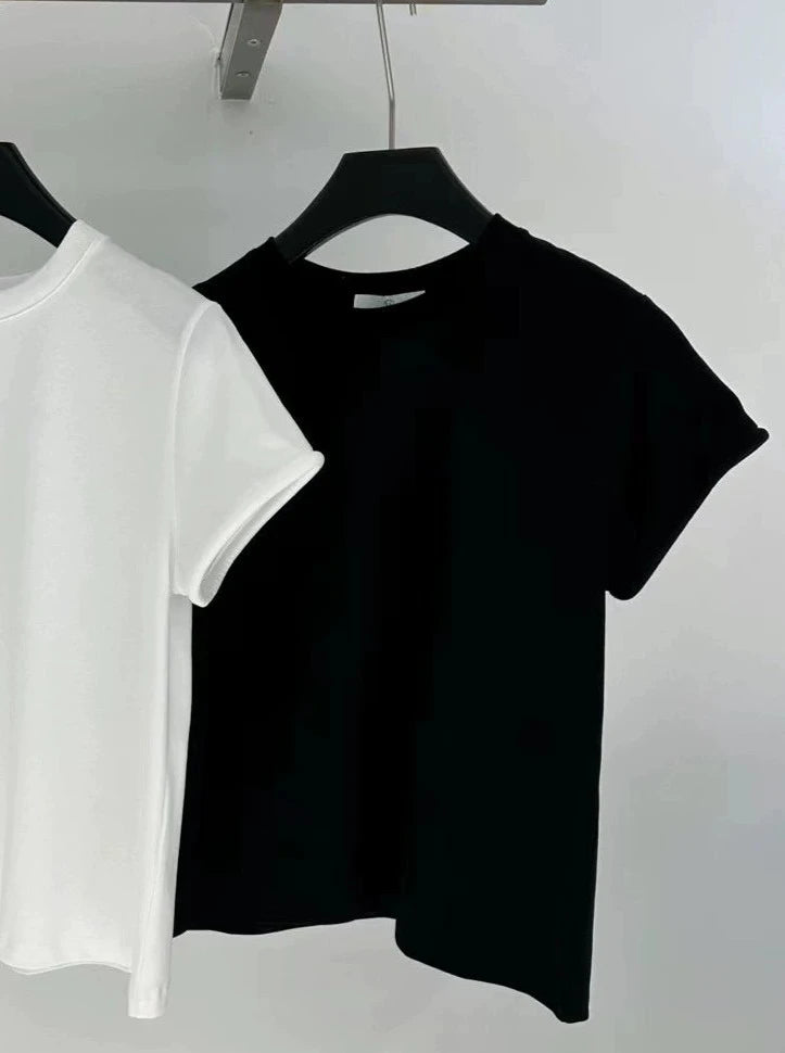 Shaped Wide-Sleeved T-Shirt_BDHL6212