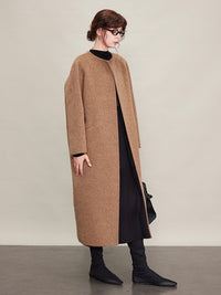 Scarf Straight Silhouette Coat_BDHL6673