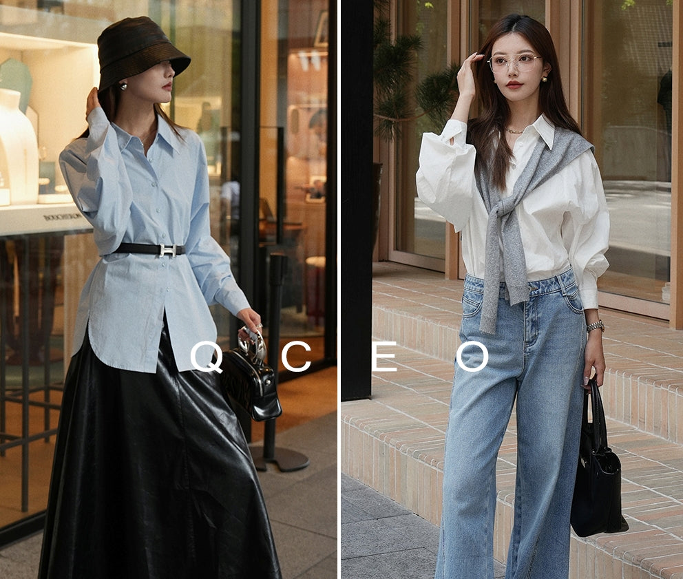 Loose-Fitting Silhouette Shirt_BDHL7744