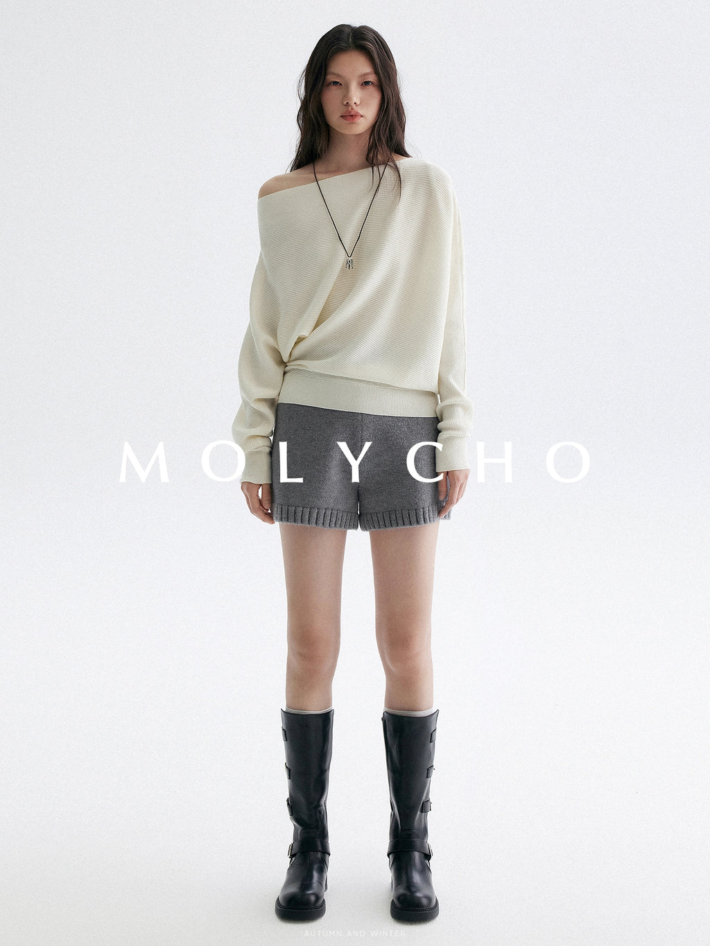 V領針織上衣或針織短褲_BDHL7944