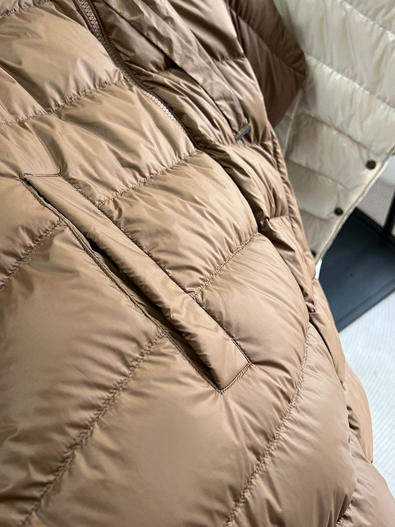 Hooded Short Down Vest_BDHL8039