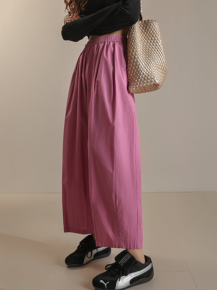 Elastic Waist Balloon Pants_BDHL7514