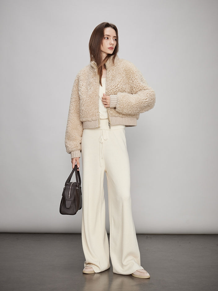 V-Neck Knit Tops Or Elasticated Waist Pants_BDHL7990