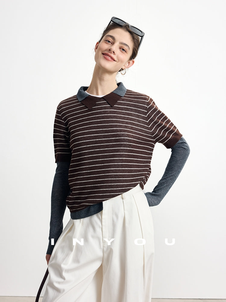 Two-Piece Style Knit Tops_BDHL7748
