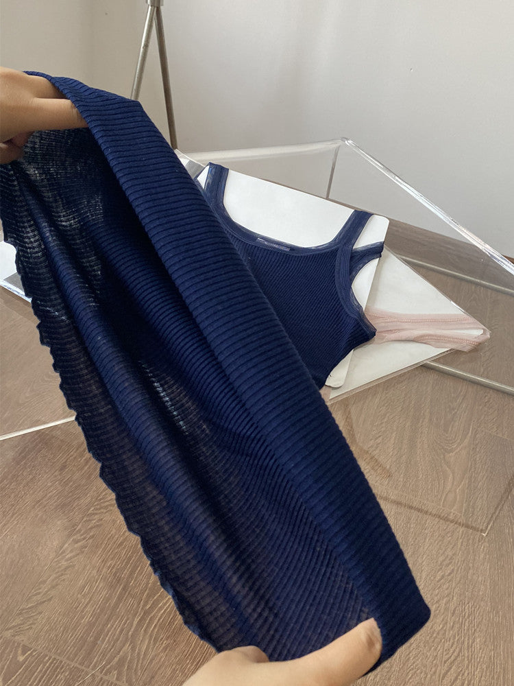 Ribbed Thin Base Vest_BDHL7446