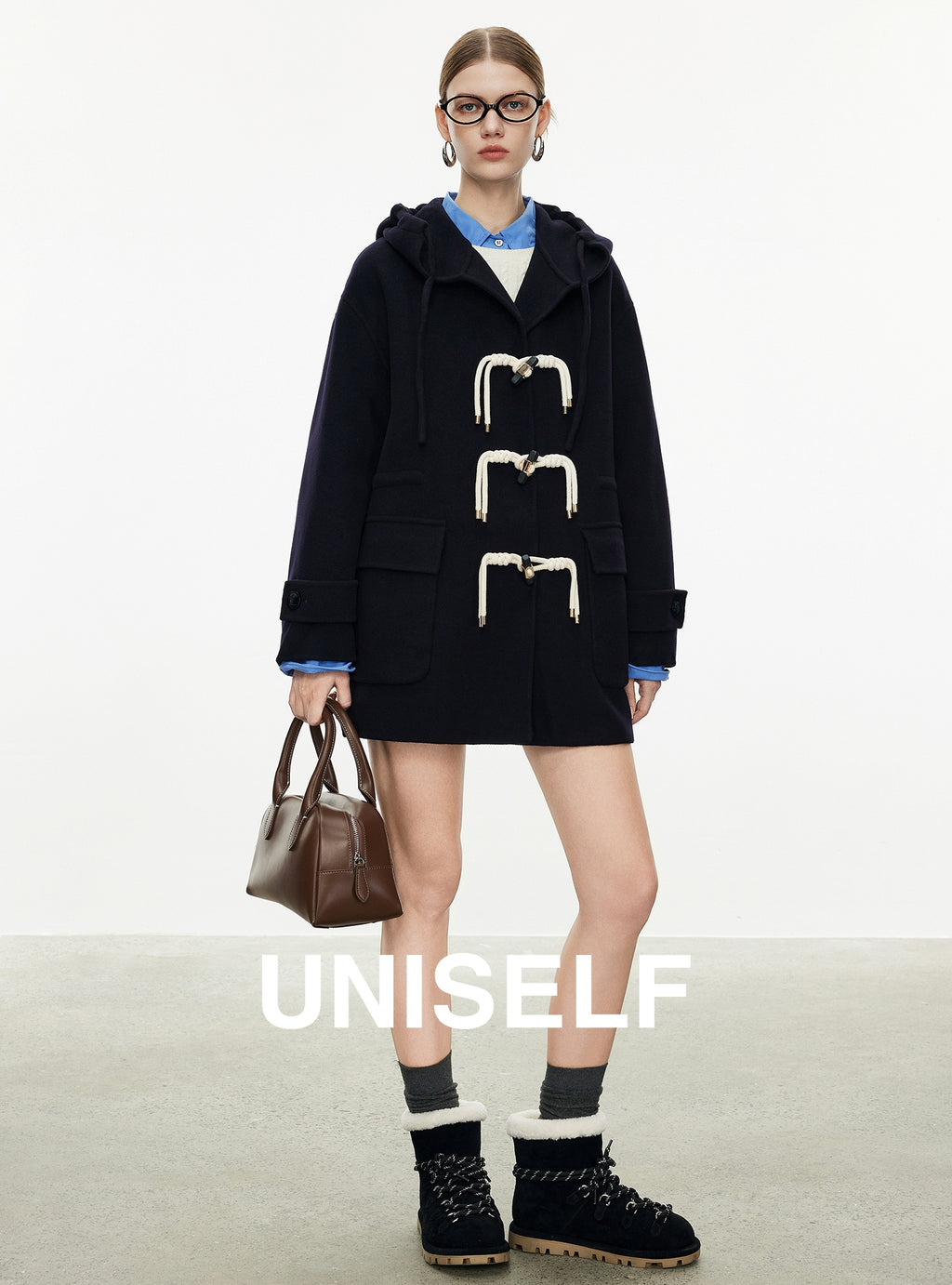 Simple Design Duffle Coat_BDHL7973