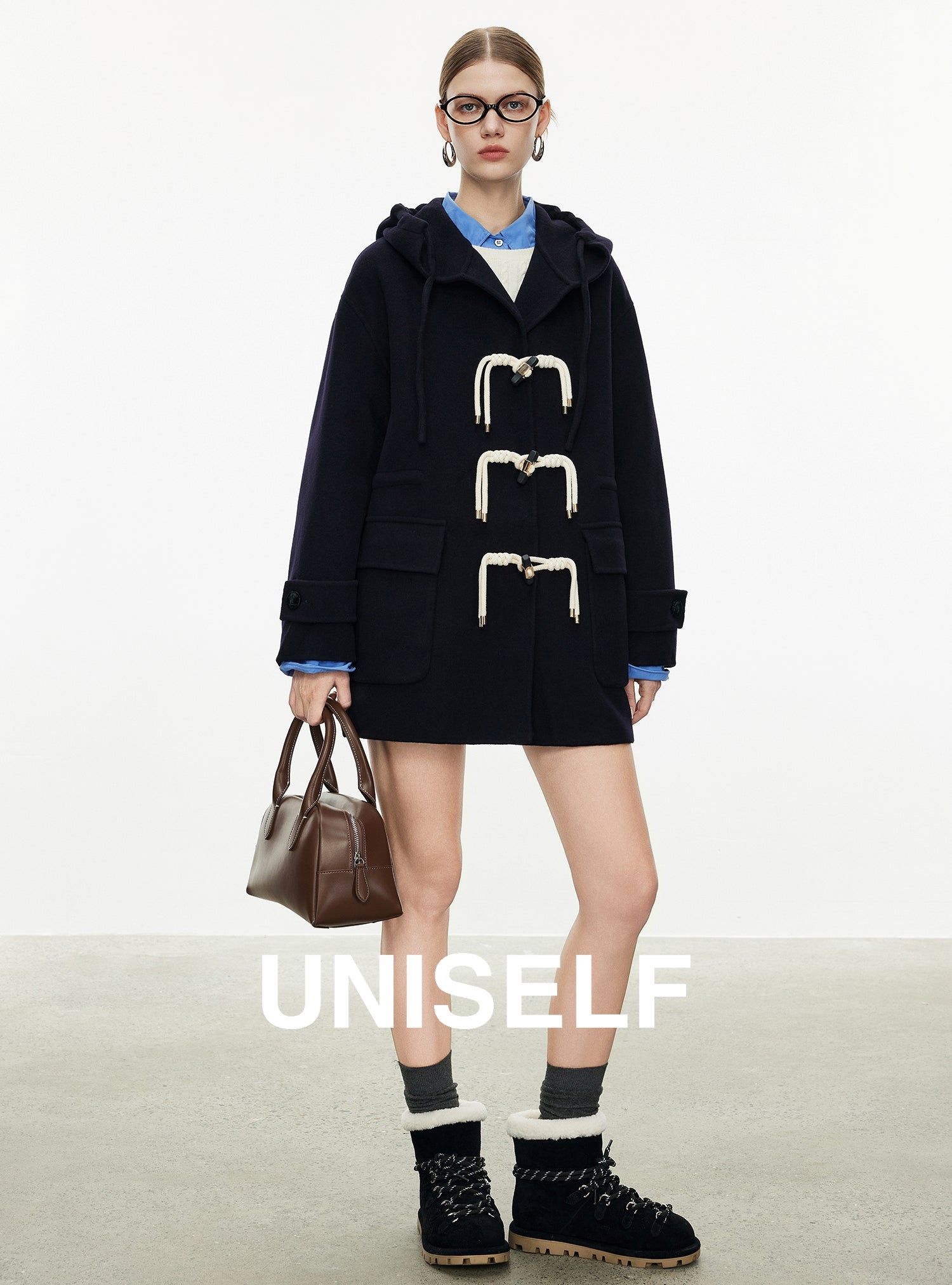 Simple Design Duffle Coat_BDHL7973