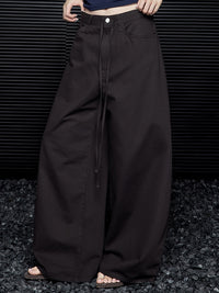 String Straight Wide-Leg Pants_BDHL6971