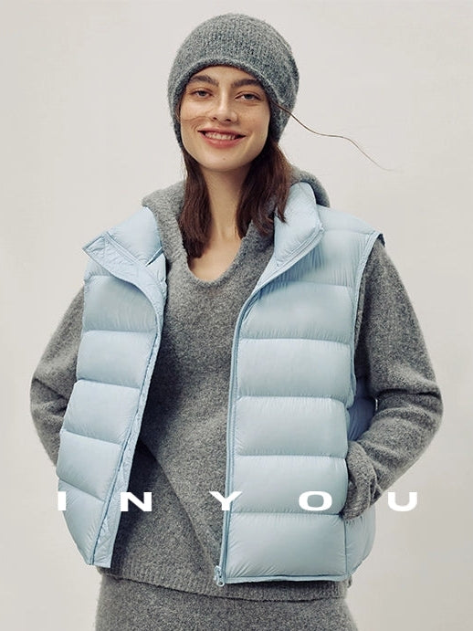 Stand-Collar Down Vest_BDHL7987