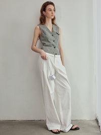 High Waist Wide Straight Pants_BDHL6060