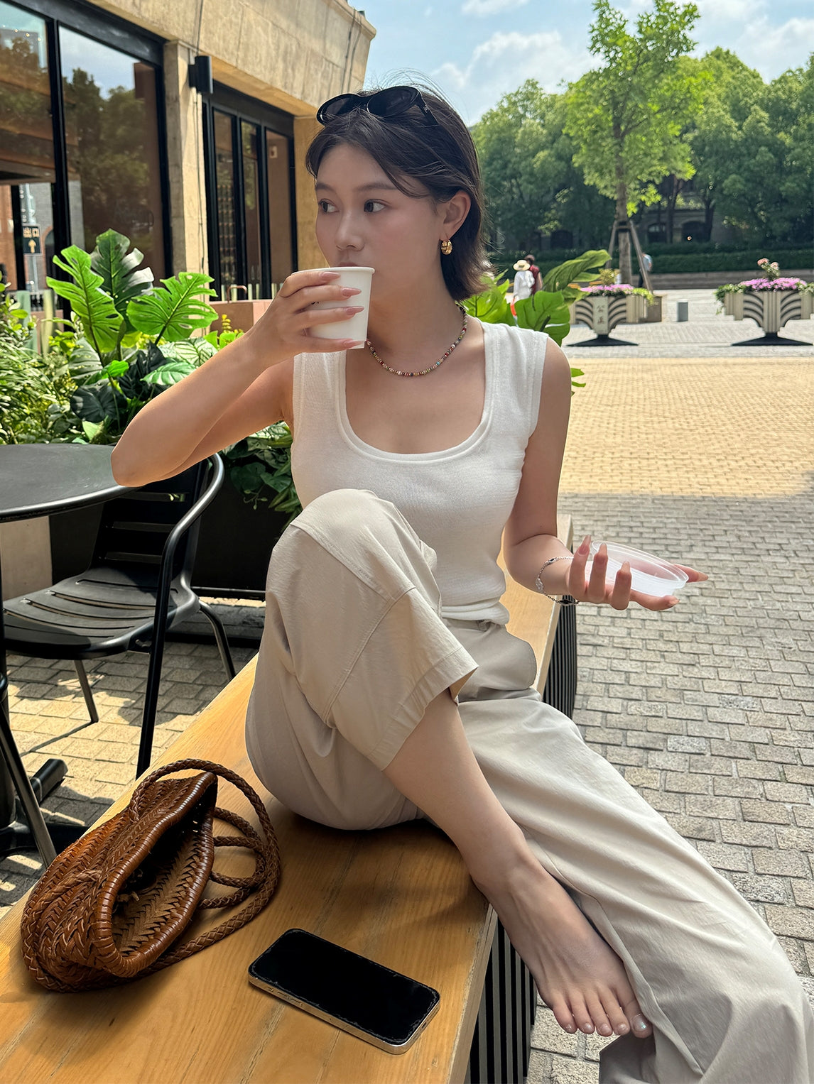Three-Dimensional Wide-Leg Pants_BDHL7622