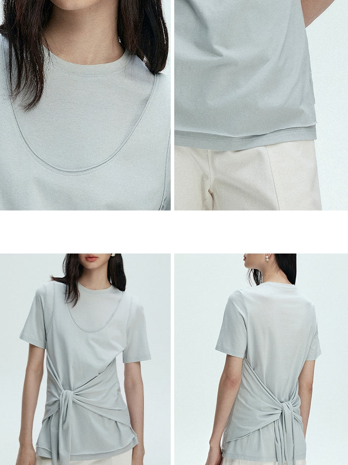 Two-Piece Short-Sleeved T-Shirt_BDHL7387