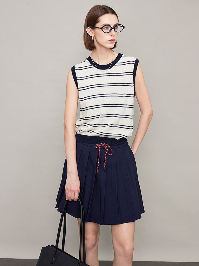 Striped Vest Or Cardigan_BDHL6612