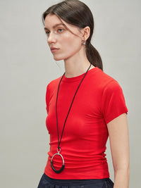 Reverse Stitch Slim Tops_BDHL7286