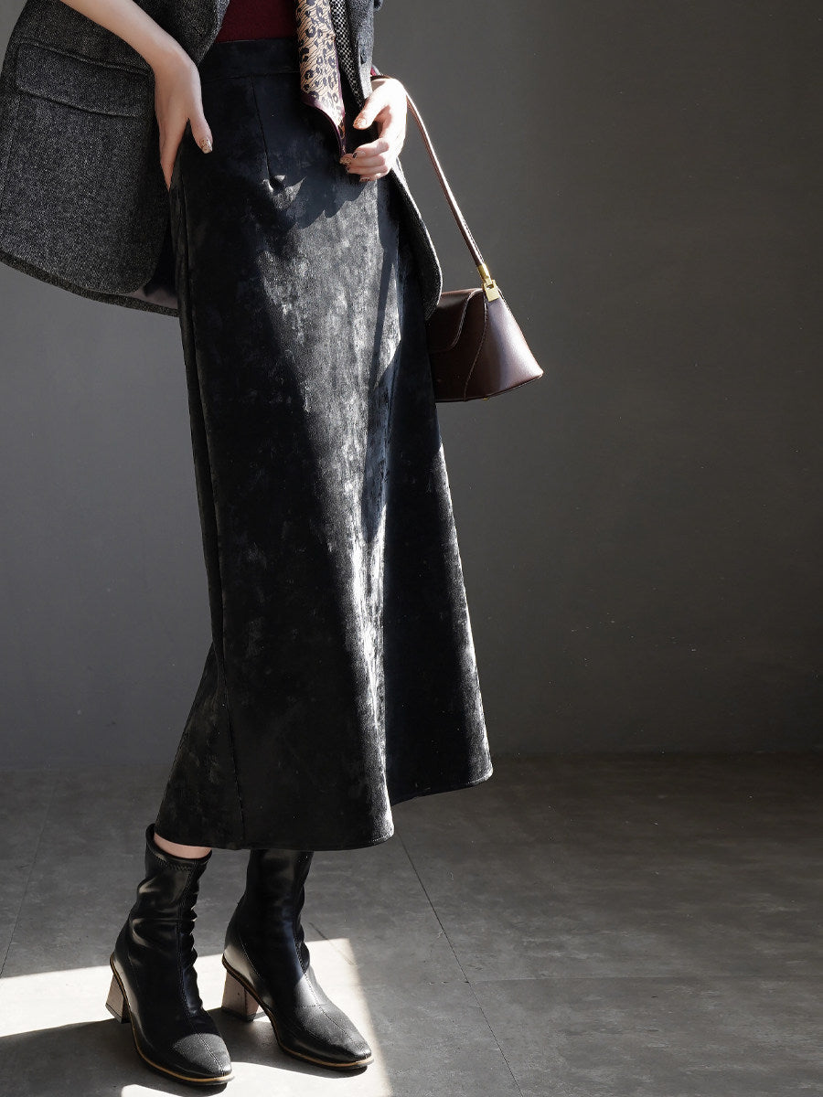 斑駁直筒裙_BDHL8064