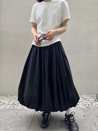 Gathered Balloon Skirt_BDHL4764