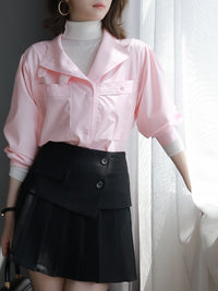 Work Style Collar Design Shirt_BDHL6508