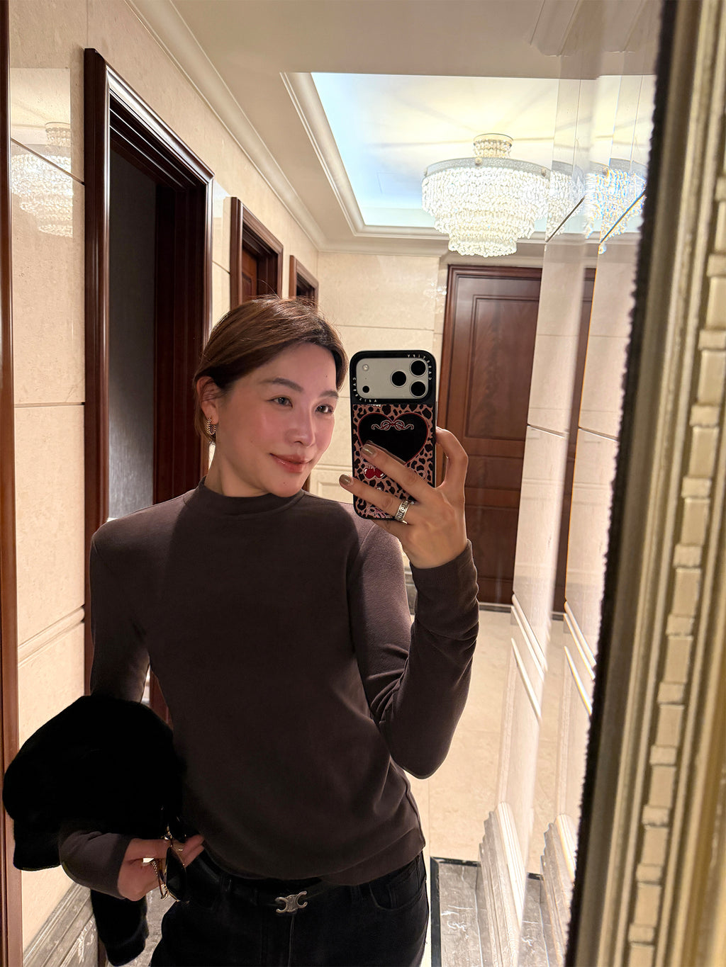 Half-High Neck Slim Tops_BDHL8004