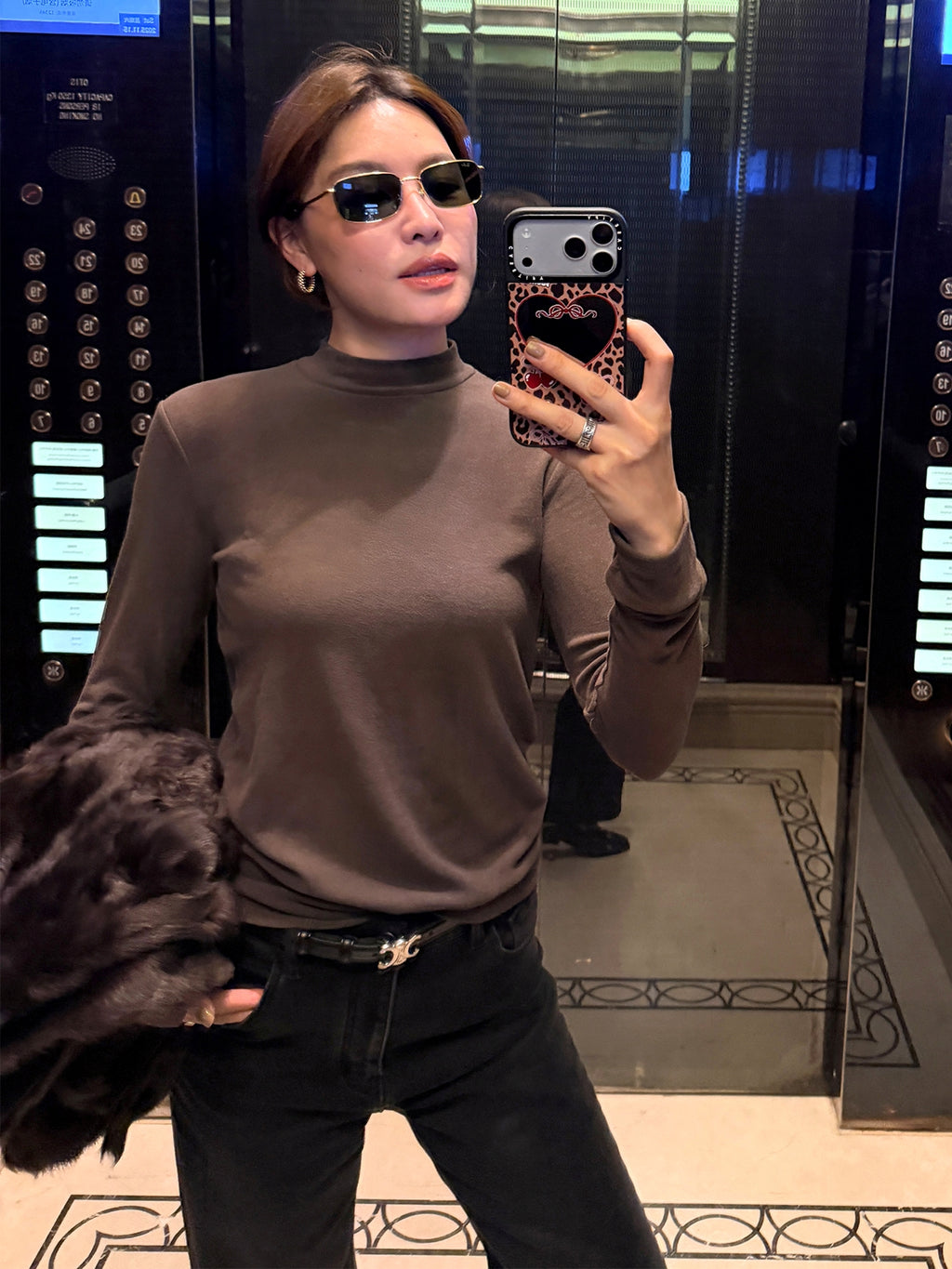 Half-High Neck Slim Tops_BDHL8004