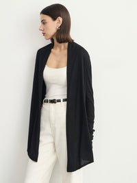 Loose Style Mid-Length Cardigan_BDHL6622