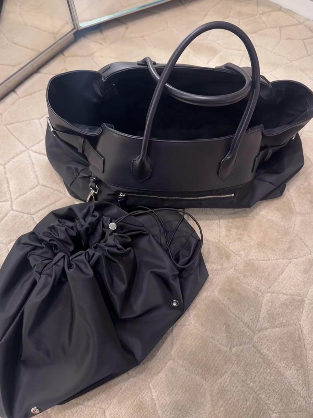 Large Leather Tote Bag_BDHL8032