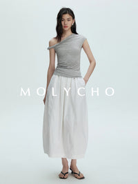 Flower Bad Long Skirt_BDHL7386