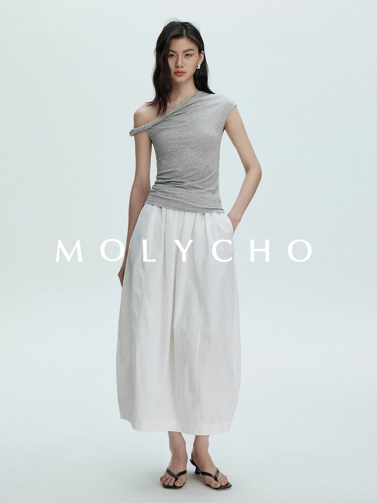 Flower Bad Long Skirt_BDHL7386