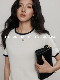 Lightweight Contrast Color Tops_BDHL7401