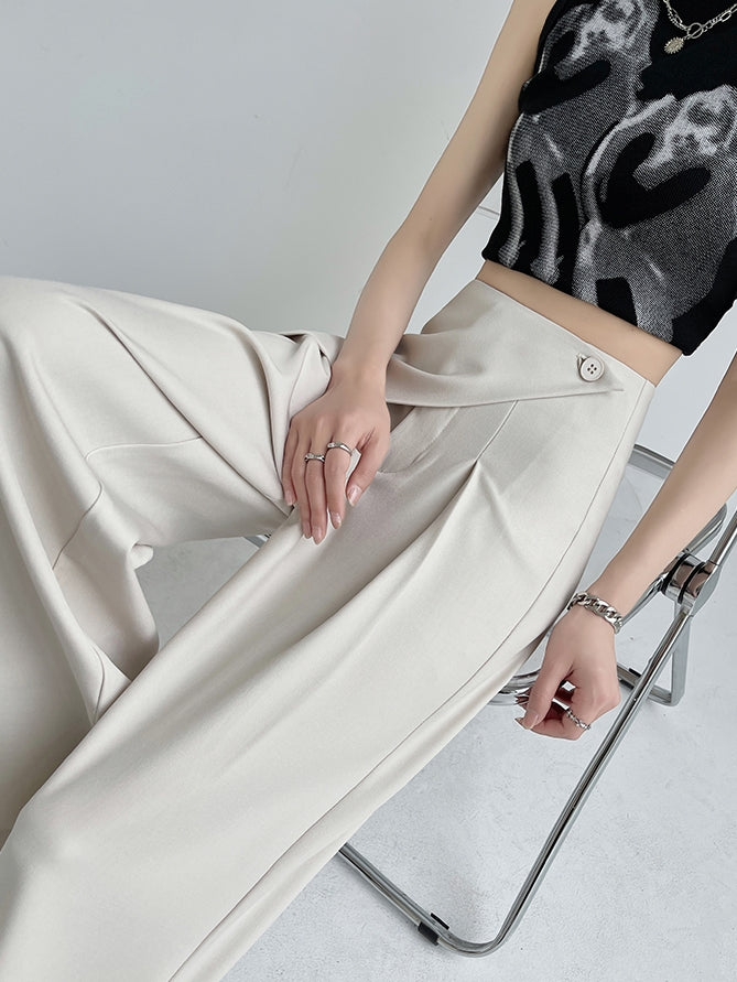 Two-Piece Straight Mop Pants_BDHL7226