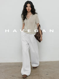 Thin Loose-Fitting Wide Pants_BDHL7060