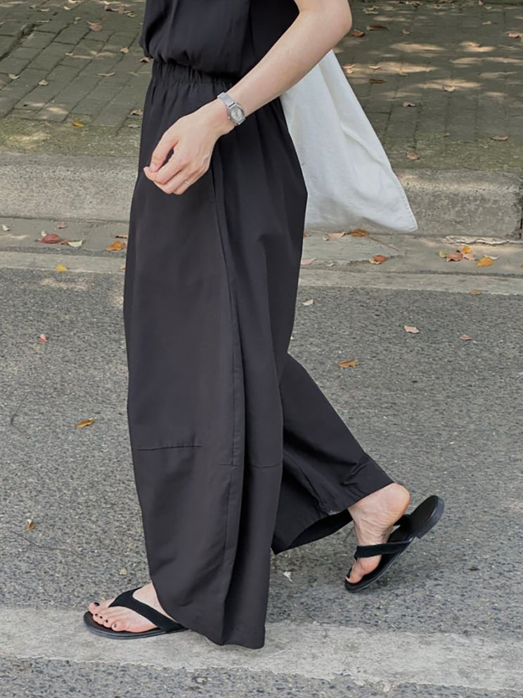 Curved Loose-Fitting Carrot Pants_BDHL7525